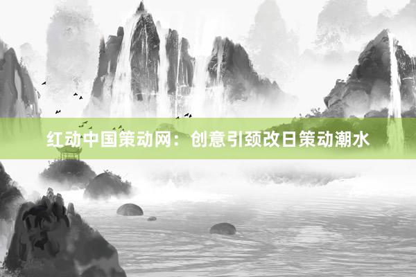 红动中国策动网：创意引颈改日策动潮水